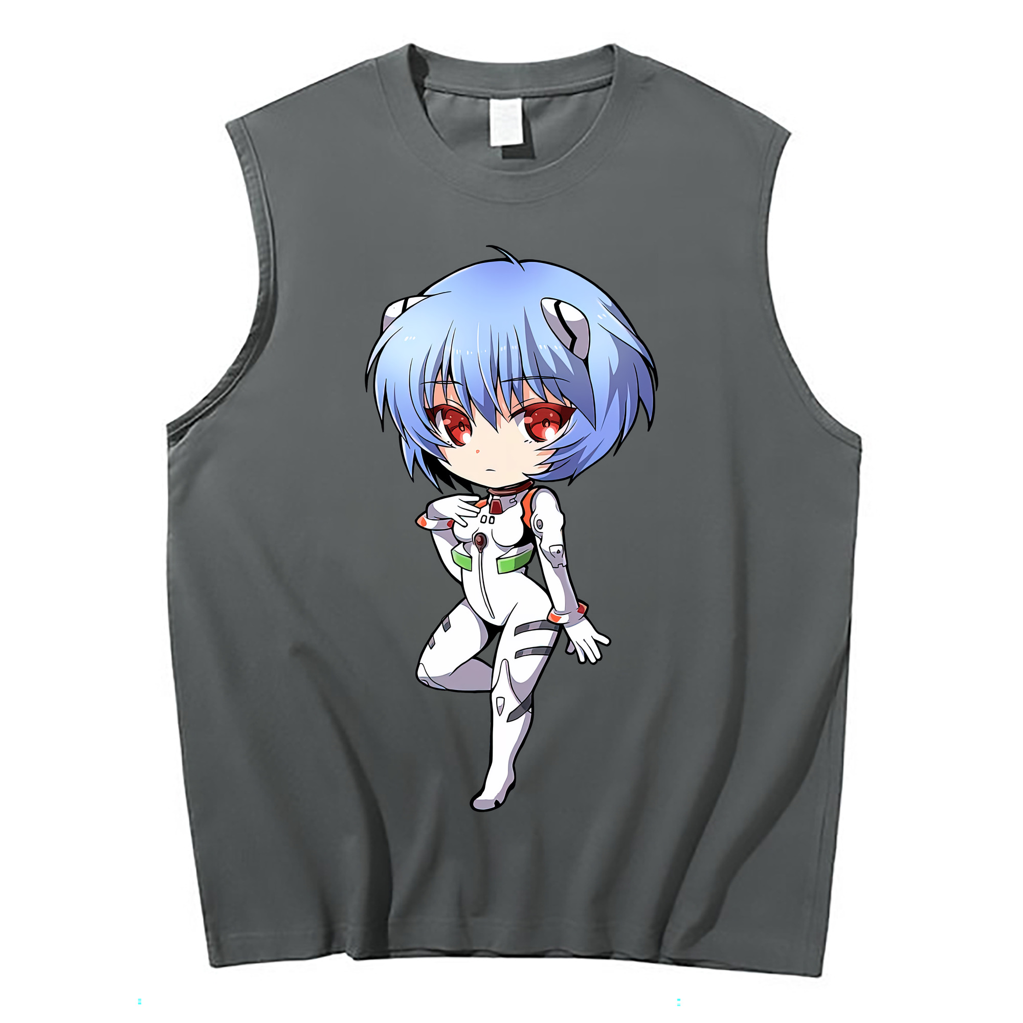 （画像用） EVA 新世紀エヴァンゲリオン コットン100％タンクトップ（フロントプリント）